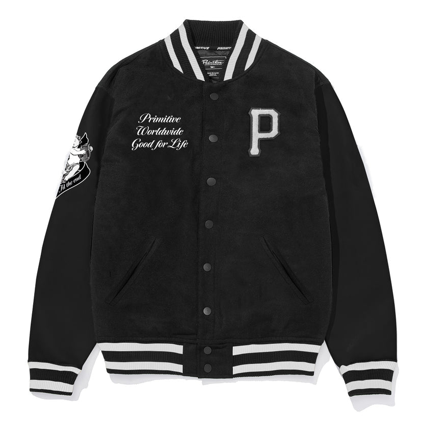 Primitive Union Varsity Jacket Black