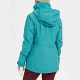 BURTON W JET SET JACKET GREEN-BLUE SPACE DYE