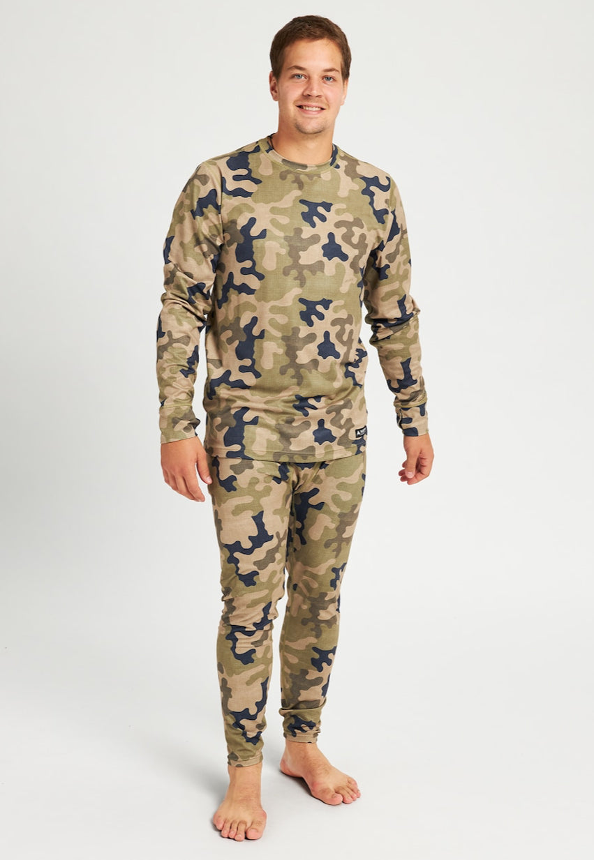 BURTON MIDWEIGHT CREW MARTINI OLIVE TERRA CAMO