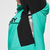 OAKLEY TNP INSULATED ANORAK BLACKOUT/LIGHT EMERALD