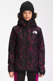 THE NORTH FACE W SUPERLU JACKET ROXBURY PINK HALFTONE FLORAL PRINT/TNF BLACK
