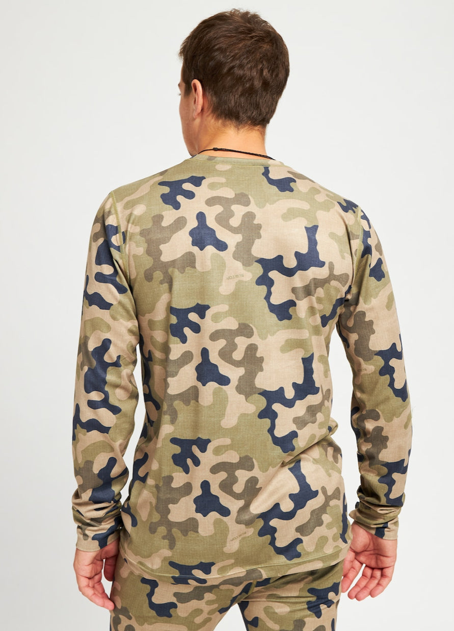 BURTON MIDWEIGHT CREW MARTINI OLIVE TERRA CAMO