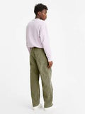 LEVI'S XX STAY LOOSE CARPENTER OLIVE NIGHT HERRINGBONE