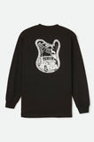 BRIXTON FENDER HIGHWAY L/S TEE BLACK