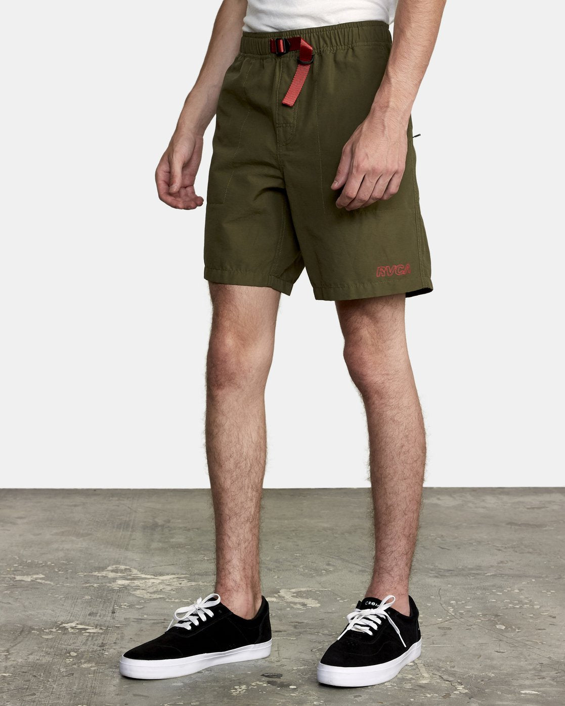 RVCA CIVIC HYBRID SHORT OLIVE