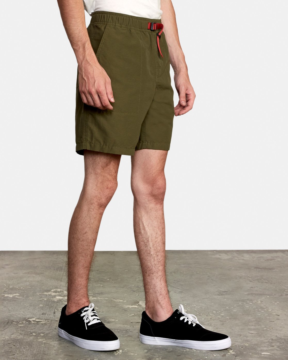 RVCA CIVIC HYBRID SHORT OLIVE