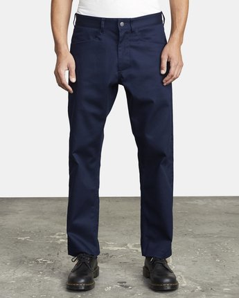 RVCA NW DAWN PRESSED PANT NAVY MARINE