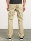 RVCA THE WEEKEND STRETCH PANT DARK KHAKI