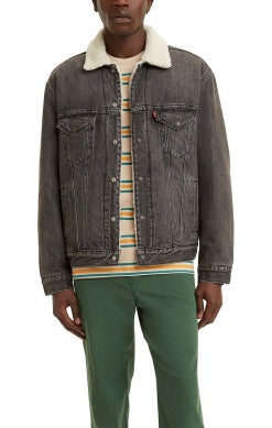 LEVI'S VINTAGE FIT SHERPA JACKET WIN AND DESTROY